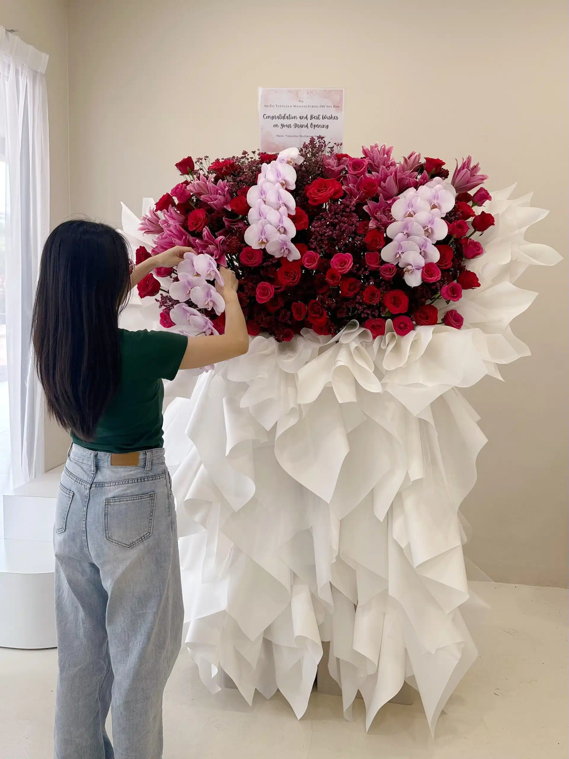 Prestige Grand Opening Flower Stand